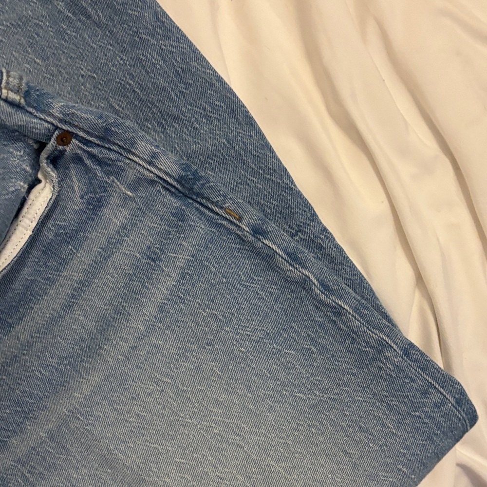Madewell Perfect Vintage Wide Leg crop Jean size 30 - Picture 4 of 7